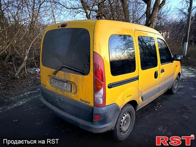 Желтый Рено Кенгу, объемом двигателя 1.9 л и пробегом 185 тыс. км за 2300 $, фото 1 на Automoto.ua