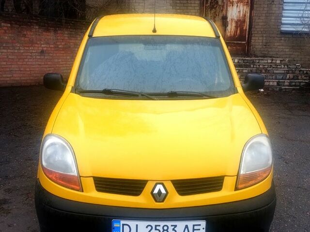 Желтый Рено Кенгу, объемом двигателя 1.5 л и пробегом 270 тыс. км за 3200 $, фото 1 на Automoto.ua