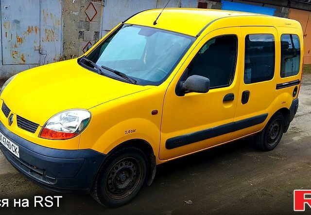 Жовтий Рено Кєнгу, об'ємом двигуна 1.5 л та пробігом 205 тис. км за 3500 $, фото 1 на Automoto.ua