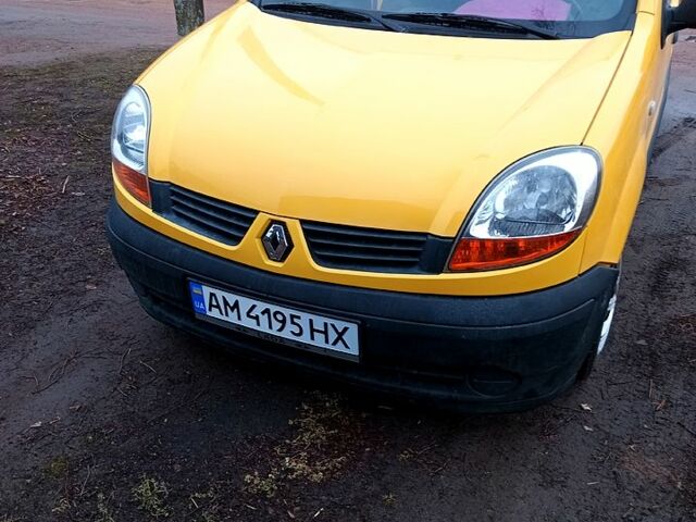 Желтый Рено Кенгу, объемом двигателя 1.5 л и пробегом 198 тыс. км за 4100 $, фото 1 на Automoto.ua