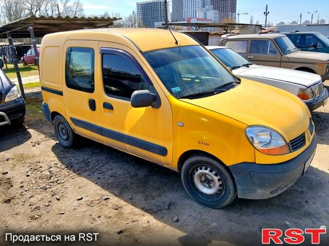 Желтый Рено Кенгу, объемом двигателя 1.5 л и пробегом 215 тыс. км за 1300 $, фото 1 на Automoto.ua