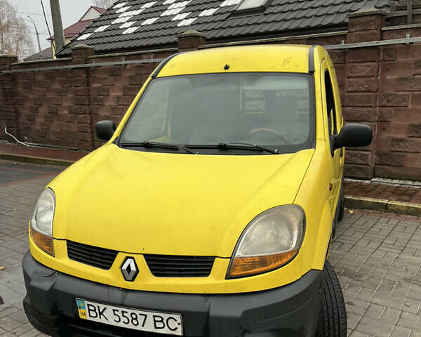 Желтый Рено Кенгу, объемом двигателя 1.87 л и пробегом 403 тыс. км за 3000 $, фото 1 на Automoto.ua