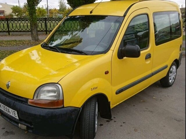 Желтый Рено Кенгу, объемом двигателя 1.9 л и пробегом 280 тыс. км за 2999 $, фото 1 на Automoto.ua