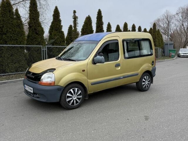 Желтый Рено Кенгу, объемом двигателя 1.9 л и пробегом 300 тыс. км за 2500 $, фото 1 на Automoto.ua