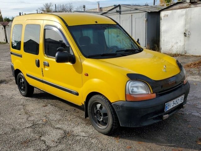 Желтый Рено Кенгу, объемом двигателя 1.9 л и пробегом 300 тыс. км за 2500 $, фото 1 на Automoto.ua