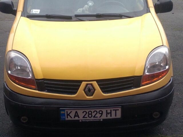 Желтый Рено Кенгу, объемом двигателя 1.5 л и пробегом 220 тыс. км за 3200 $, фото 1 на Automoto.ua