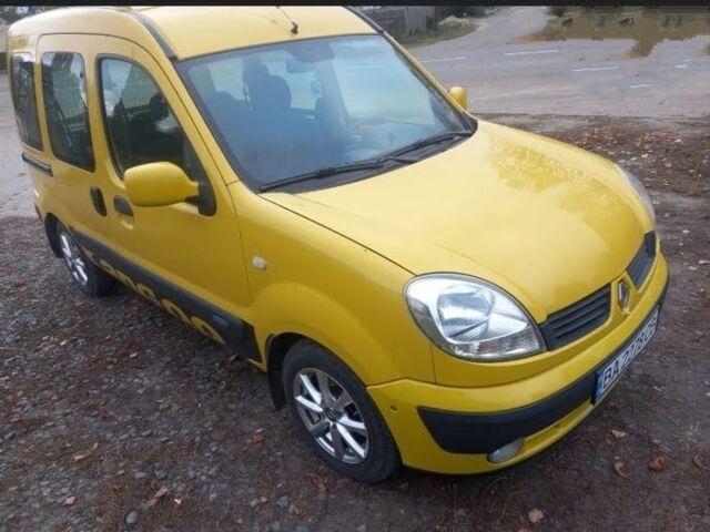Желтый Рено Кенгу, объемом двигателя 1.5 л и пробегом 240 тыс. км за 4900 $, фото 1 на Automoto.ua
