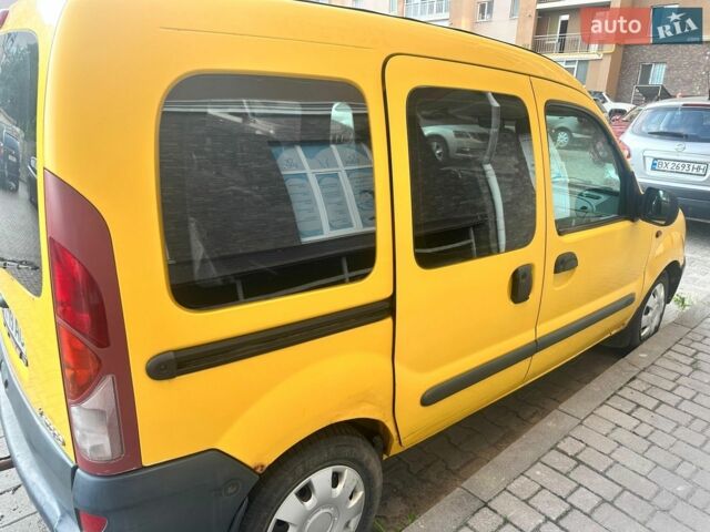 Желтый Рено Кенгу, объемом двигателя 1.9 л и пробегом 295 тыс. км за 1999 $, фото 1 на Automoto.ua