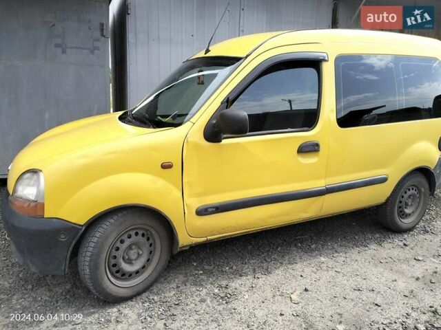 Желтый Рено Кенгу, объемом двигателя 1.87 л и пробегом 230 тыс. км за 2800 $, фото 1 на Automoto.ua