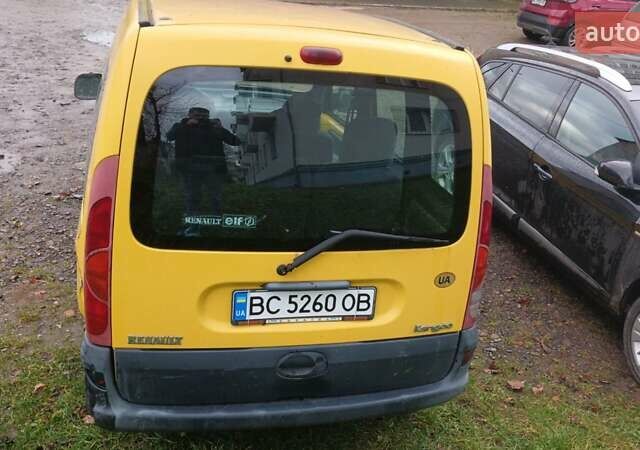 Желтый Рено Кенгу, объемом двигателя 1.87 л и пробегом 265 тыс. км за 3000 $, фото 1 на Automoto.ua