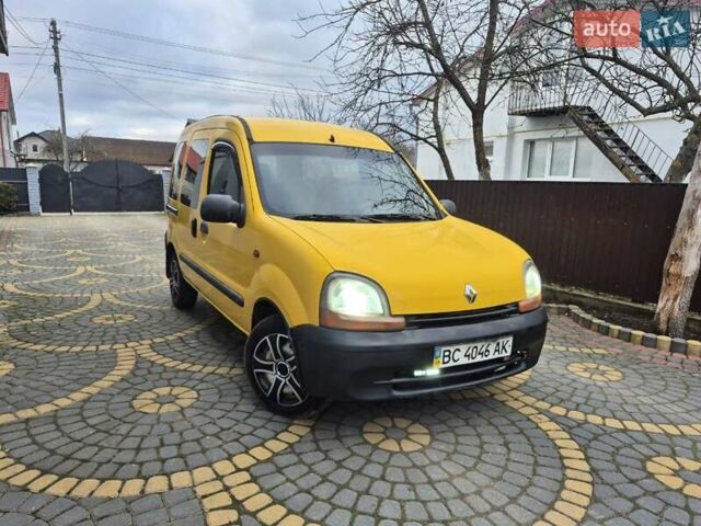 Желтый Рено Кенгу, объемом двигателя 1.9 л и пробегом 300 тыс. км за 2500 $, фото 1 на Automoto.ua