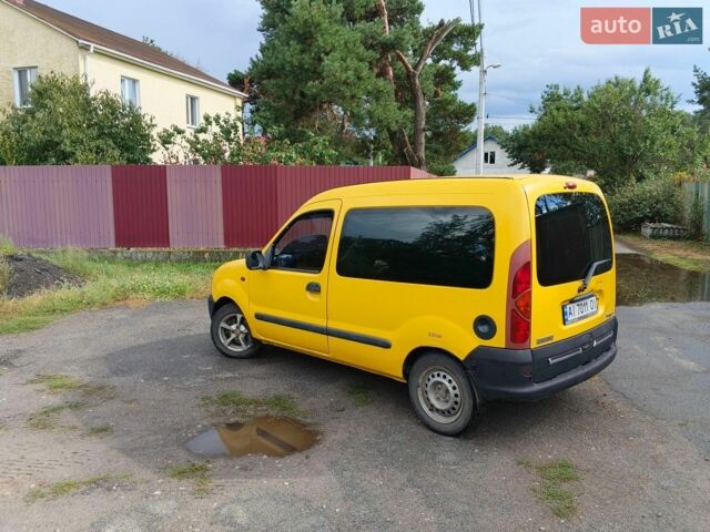 Желтый Рено Кенгу, объемом двигателя 1.9 л и пробегом 315 тыс. км за 3500 $, фото 1 на Automoto.ua