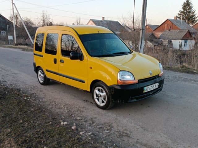 Жовтий Рено Кєнгу, об'ємом двигуна 1.9 л та пробігом 350 тис. км за 1750 $, фото 1 на Automoto.ua