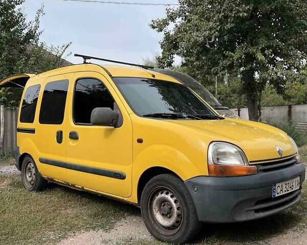 Желтый Рено Кенгу, объемом двигателя 1.87 л и пробегом 193 тыс. км за 2100 $, фото 1 на Automoto.ua