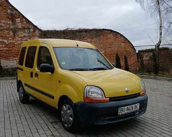 Желтый Рено Кенгу, объемом двигателя 1.9 л и пробегом 285 тыс. км за 2250 $, фото 1 на Automoto.ua