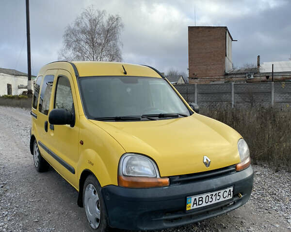 Жовтий Рено Кєнгу, об'ємом двигуна 1.9 л та пробігом 320 тис. км за 3300 $, фото 1 на Automoto.ua