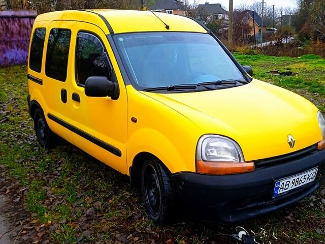 Желтый Рено Кенгу, объемом двигателя 1.9 л и пробегом 300 тыс. км за 2800 $, фото 1 на Automoto.ua