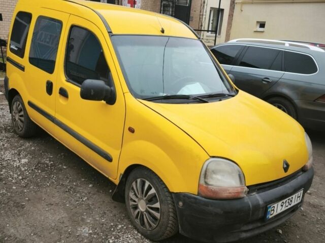 Желтый Рено Кенгу, объемом двигателя 1.87 л и пробегом 1 тыс. км за 2200 $, фото 1 на Automoto.ua