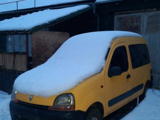 Желтый Рено Кенгу, объемом двигателя 1.9 л и пробегом 300 тыс. км за 1500 $, фото 1 на Automoto.ua