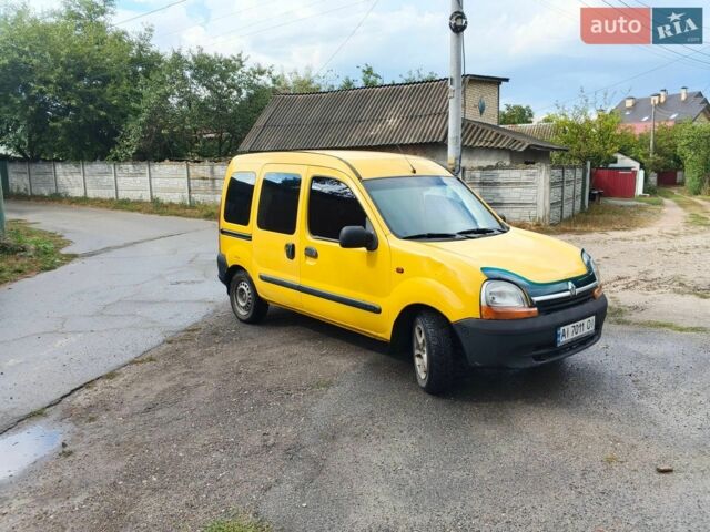 Желтый Рено Кенгу, объемом двигателя 1.9 л и пробегом 315 тыс. км за 3000 $, фото 1 на Automoto.ua
