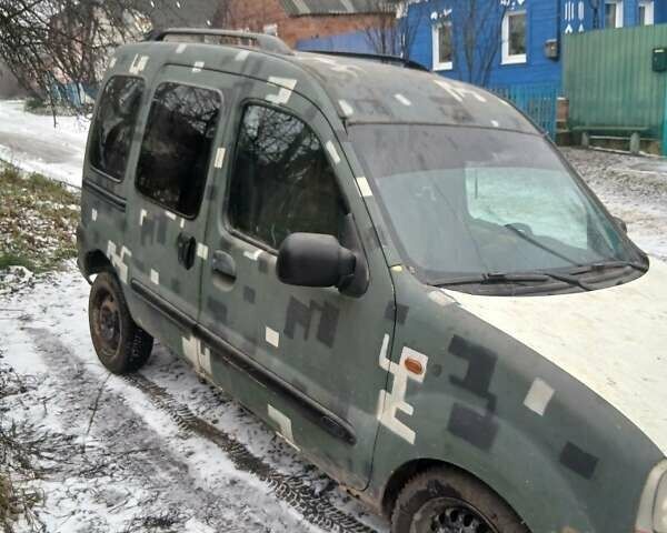 Желтый Рено Кенгу, объемом двигателя 1.6 л и пробегом 353 тыс. км за 1600 $, фото 1 на Automoto.ua