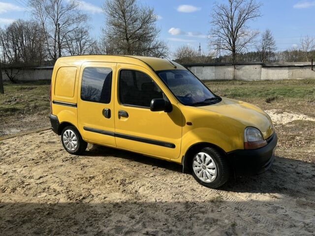 Желтый Рено Кенгу, объемом двигателя 1.9 л и пробегом 247 тыс. км за 3000 $, фото 1 на Automoto.ua