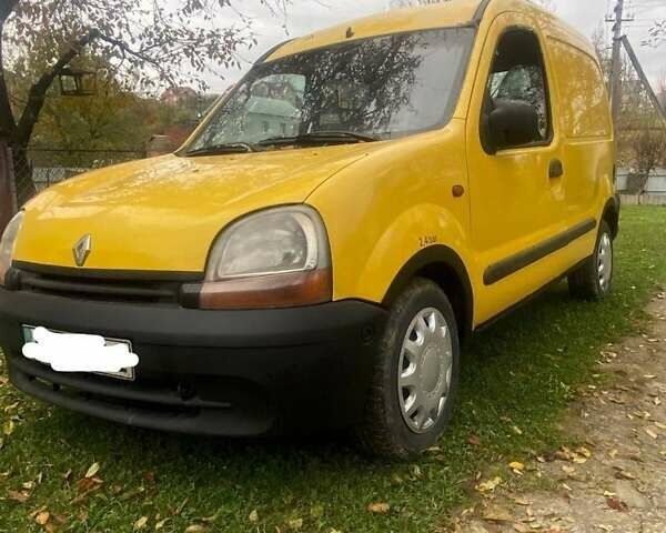 Желтый Рено Кенгу, объемом двигателя 1.9 л и пробегом 390 тыс. км за 1500 $, фото 1 на Automoto.ua