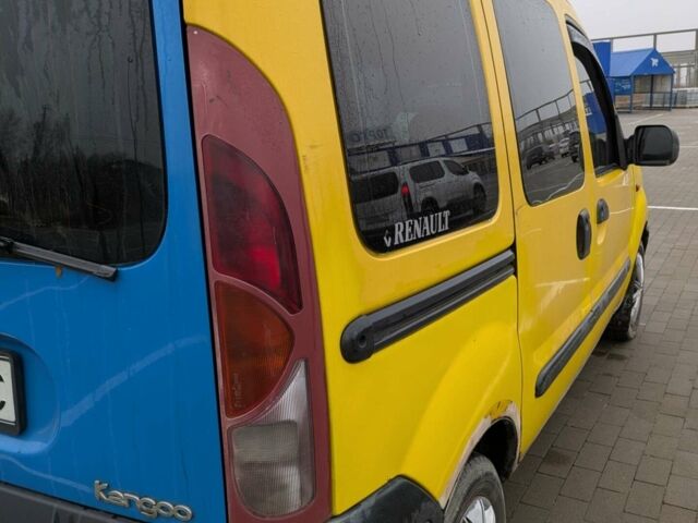 Желтый Рено Кенгу, объемом двигателя 1.87 л и пробегом 379 тыс. км за 3200 $, фото 1 на Automoto.ua