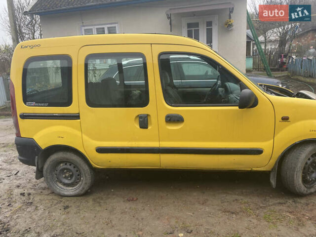 Жовтий Рено Кєнгу, об'ємом двигуна 1.9 л та пробігом 288 тис. км за 1500 $, фото 1 на Automoto.ua