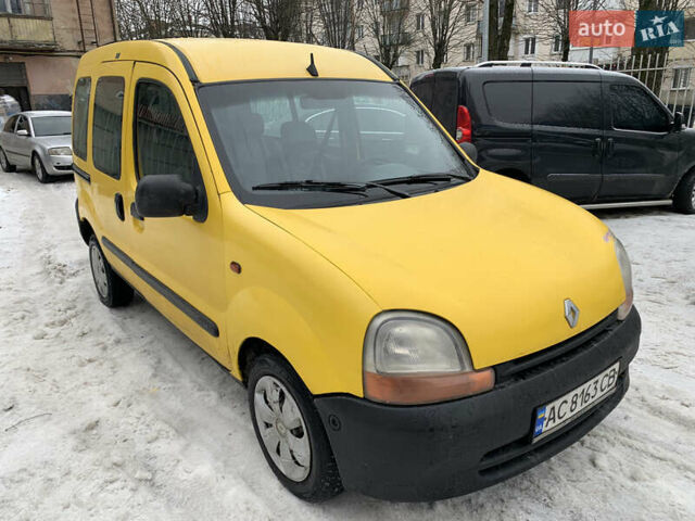 Жовтий Рено Кєнгу, об'ємом двигуна 1.9 л та пробігом 274 тис. км за 2450 $, фото 1 на Automoto.ua