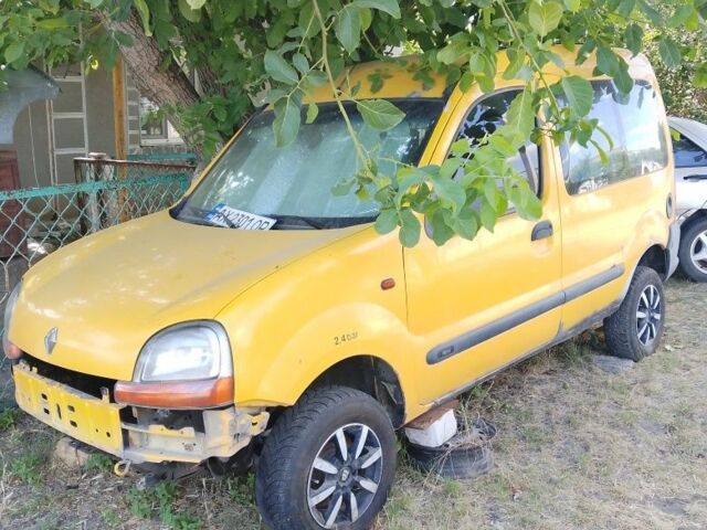 Желтый Рено Кенгу, объемом двигателя 1.9 л и пробегом 300 тыс. км за 1500 $, фото 1 на Automoto.ua