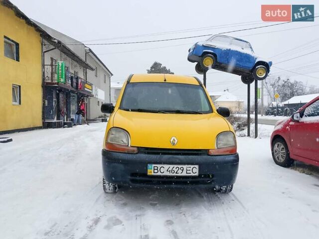 Жовтий Рено Кєнгу, об'ємом двигуна 1.9 л та пробігом 250 тис. км за 1900 $, фото 1 на Automoto.ua