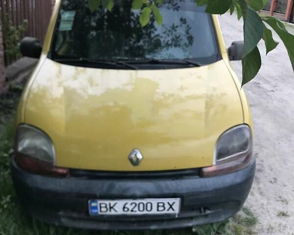 Желтый Рено Кенгу, объемом двигателя 1.87 л и пробегом 325 тыс. км за 1500 $, фото 1 на Automoto.ua