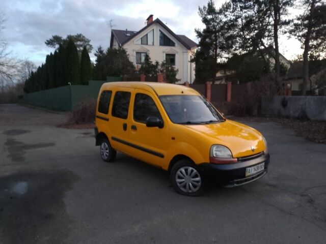 Желтый Рено Кенгу, объемом двигателя 1.9 л и пробегом 328 тыс. км за 3000 $, фото 1 на Automoto.ua