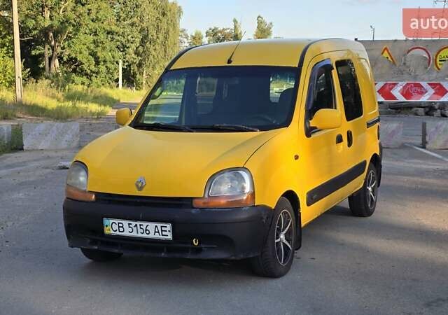 Желтый Рено Кенгу, объемом двигателя 1.9 л и пробегом 362 тыс. км за 3000 $, фото 1 на Automoto.ua
