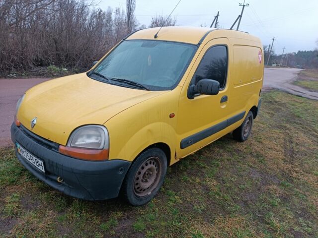 Желтый Рено Кенгу, объемом двигателя 1.9 л и пробегом 150 тыс. км за 1850 $, фото 1 на Automoto.ua