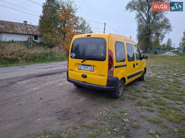 Жовтий Рено Кєнгу, об'ємом двигуна 1.87 л та пробігом 322 тис. км за 3250 $, фото 1 на Automoto.ua