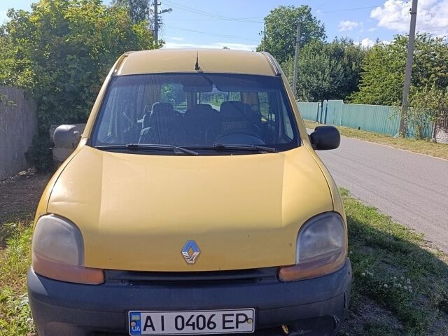Желтый Рено Кенгу, объемом двигателя 1.9 л и пробегом 410 тыс. км за 2200 $, фото 1 на Automoto.ua