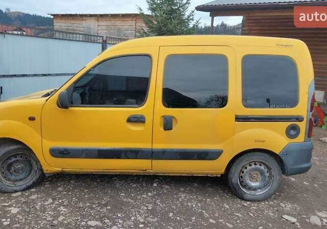 Жовтий Рено Кєнгу, об'ємом двигуна 1.87 л та пробігом 370 тис. км за 3200 $, фото 1 на Automoto.ua