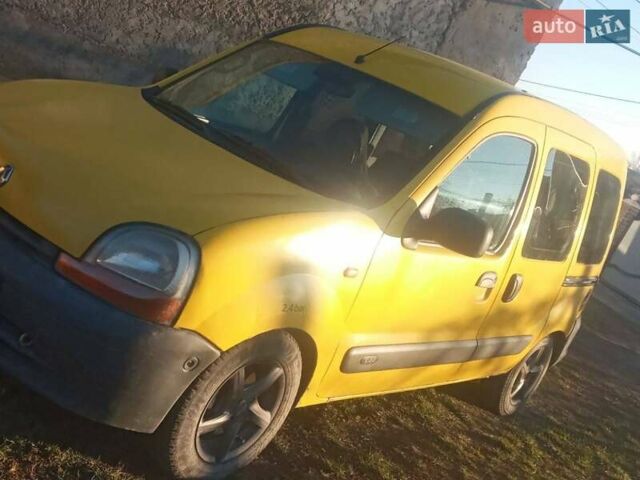 Желтый Рено Кенгу, объемом двигателя 1.9 л и пробегом 229 тыс. км за 3000 $, фото 1 на Automoto.ua