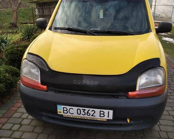 Желтый Рено Кенгу, объемом двигателя 1.87 л и пробегом 282 тыс. км за 3100 $, фото 1 на Automoto.ua