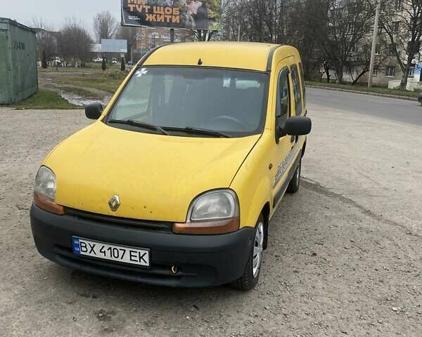 Желтый Рено Кенгу, объемом двигателя 1.9 л и пробегом 398 тыс. км за 2300 $, фото 1 на Automoto.ua