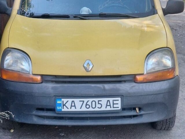 Желтый Рено Кенгу, объемом двигателя 1.9 л и пробегом 213 тыс. км за 3000 $, фото 1 на Automoto.ua