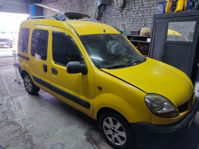 Желтый Рено Кенгу, объемом двигателя 1.5 л и пробегом 450 тыс. км за 1600 $, фото 1 на Automoto.ua