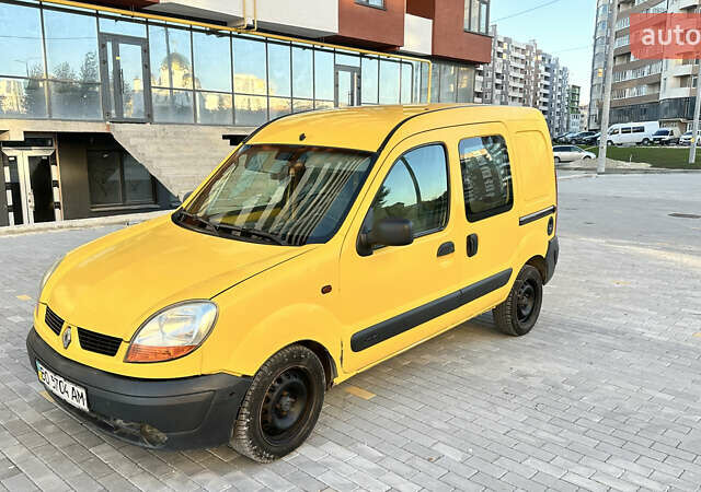 Желтый Рено Кенгу, объемом двигателя 1.46 л и пробегом 485 тыс. км за 2650 $, фото 1 на Automoto.ua
