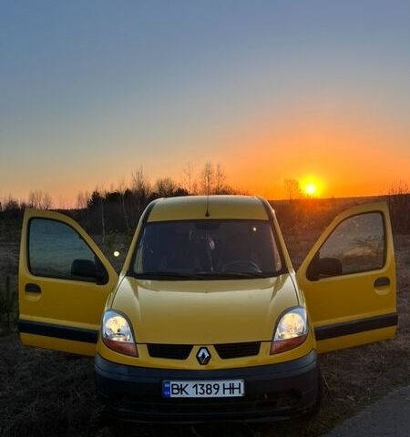 Жовтий Рено Кєнгу, об'ємом двигуна 1.46 л та пробігом 210 тис. км за 3500 $, фото 1 на Automoto.ua