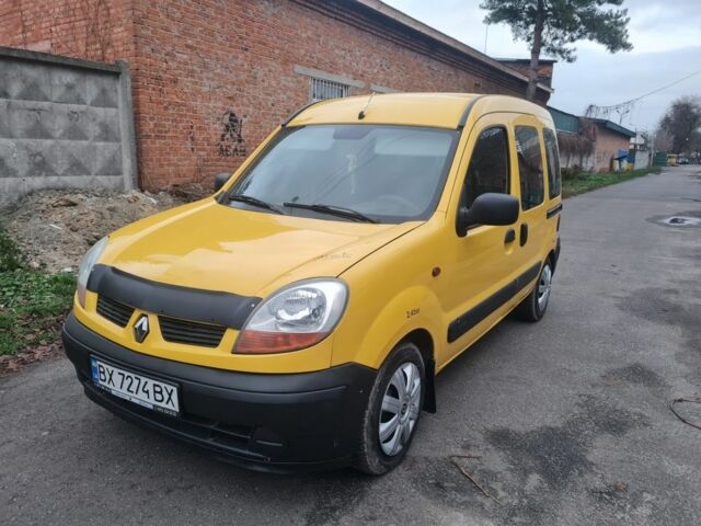 Жовтий Рено Кєнгу, об'ємом двигуна 1.5 л та пробігом 227 тис. км за 3000 $, фото 1 на Automoto.ua