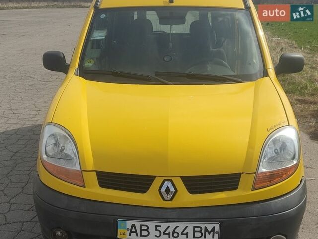 Желтый Рено Кенгу, объемом двигателя 1.5 л и пробегом 214 тыс. км за 3200 $, фото 1 на Automoto.ua