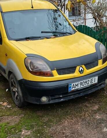 Желтый Рено Кенгу, объемом двигателя 1.5 л и пробегом 300 тыс. км за 2200 $, фото 1 на Automoto.ua