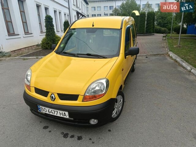 Желтый Рено Кенгу, объемом двигателя 1.5 л и пробегом 155 тыс. км за 3000 $, фото 1 на Automoto.ua